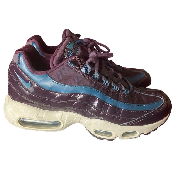 Nike Shoes - Nike Air Max 95 Special Edition Port Wine & space blue Patent Purple